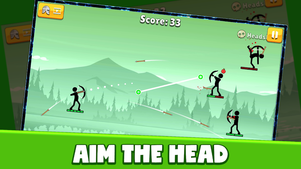 Sticks Archer : Arrow Master Mod Capture d'écran 1