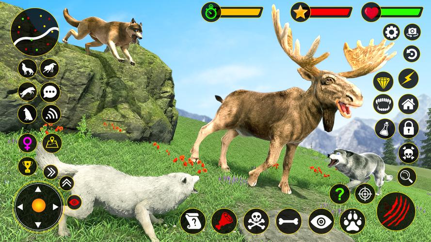 The Wolf Simulator: Wild Game Captura de pantalla 2