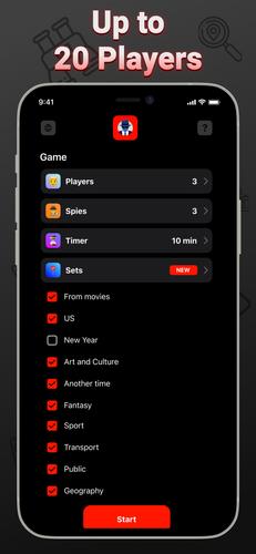 Spy - Board Party Game 螢幕截圖 2