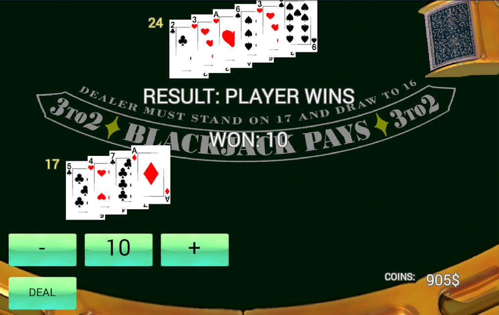 BlackJack Simulator 螢幕截圖 3