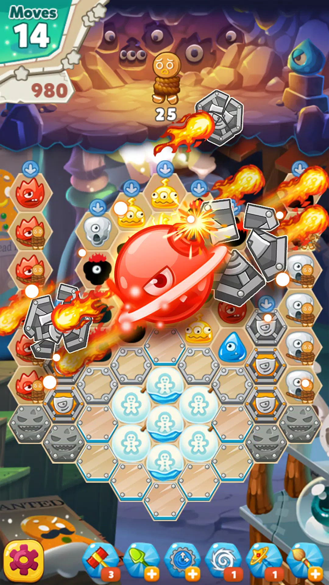 Monster Busters: Ice Slide 스크린샷 1