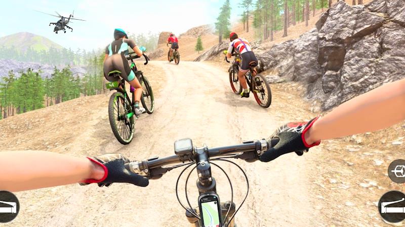 BMX Cycle Rider-Mountain Bike 螢幕截圖 0