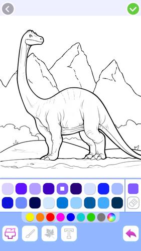 Dino Coloring Capture d'écran 2