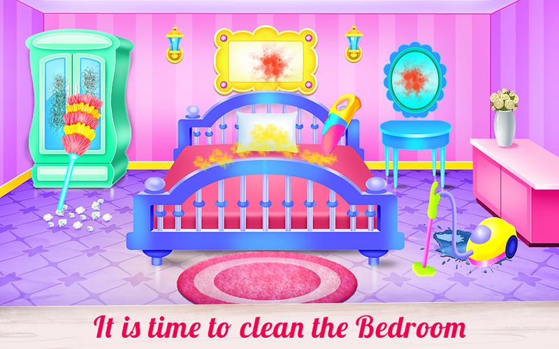 Schermata Doll House Cleaning Decoration 0