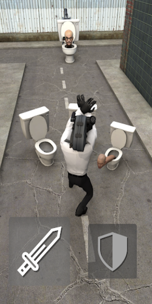 Toilet Fight ဖန်သားပြင်ဓာတ်ပုံ 0