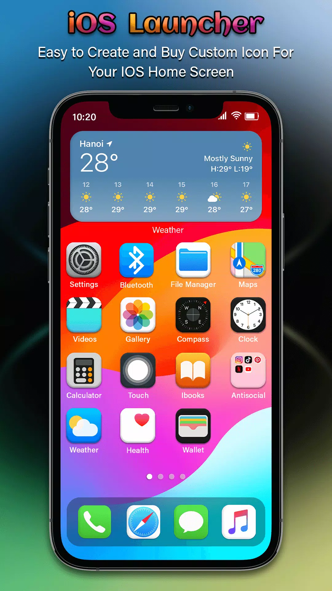 IOS Launcher - iOS 17 Pro Capture d'écran 2