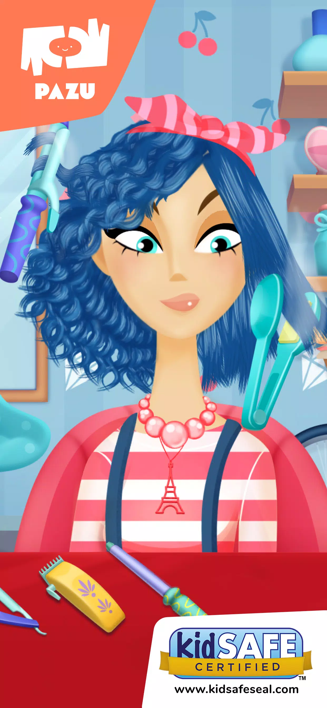 Pazu Girls hair salon 2 স্ক্রিনশট 0