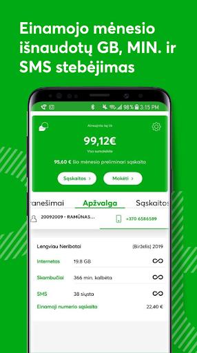 Mano BITĖ Tangkapan skrin 2