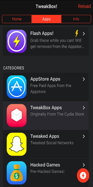 TweakBox Tangkapan skrin 2