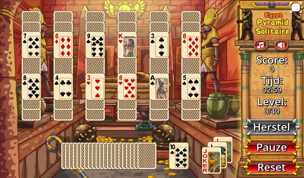 Egypt Pyramid Solitaire 螢幕截圖 2