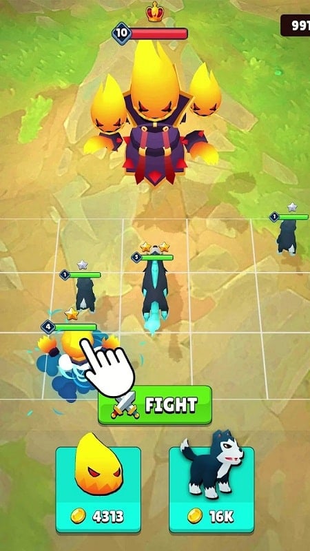 Merge Battle Tactics 螢幕截圖 1
