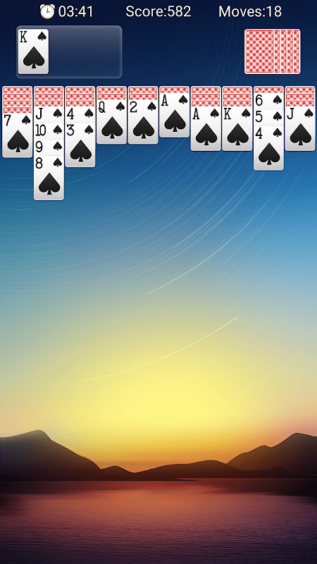 Spider Solitaire Classic Game Zrzut ekranu 1