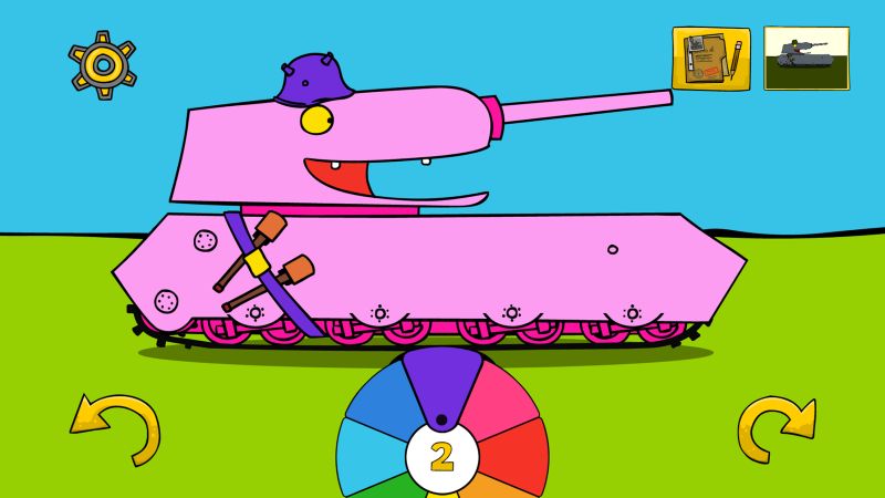 Tanktoon RanZar Coloring 螢幕截圖 1