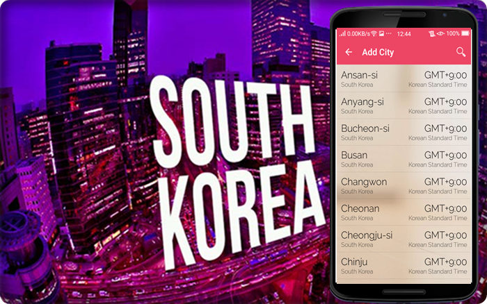 South Korea time Tangkapan skrin 1