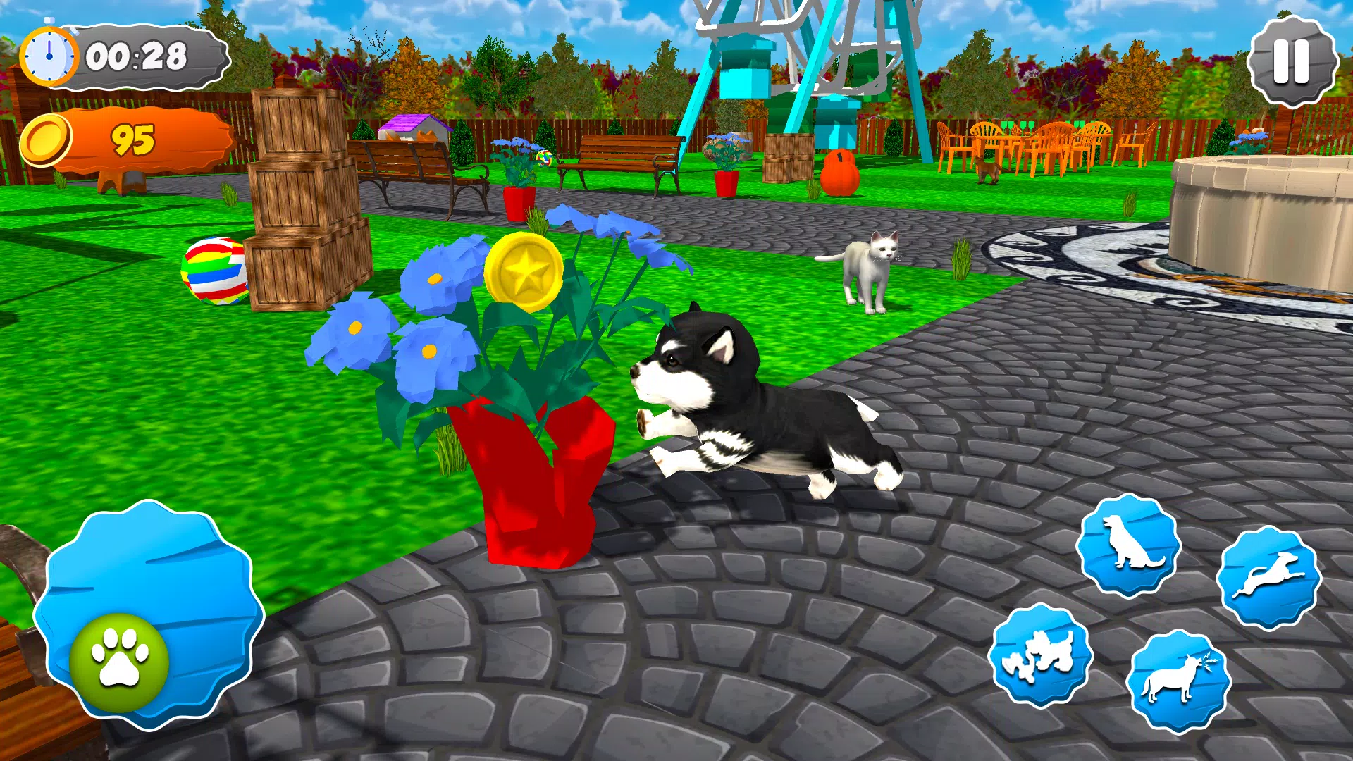 Pet Dog Game: Virtual Dog Sim Capture d'écran 1