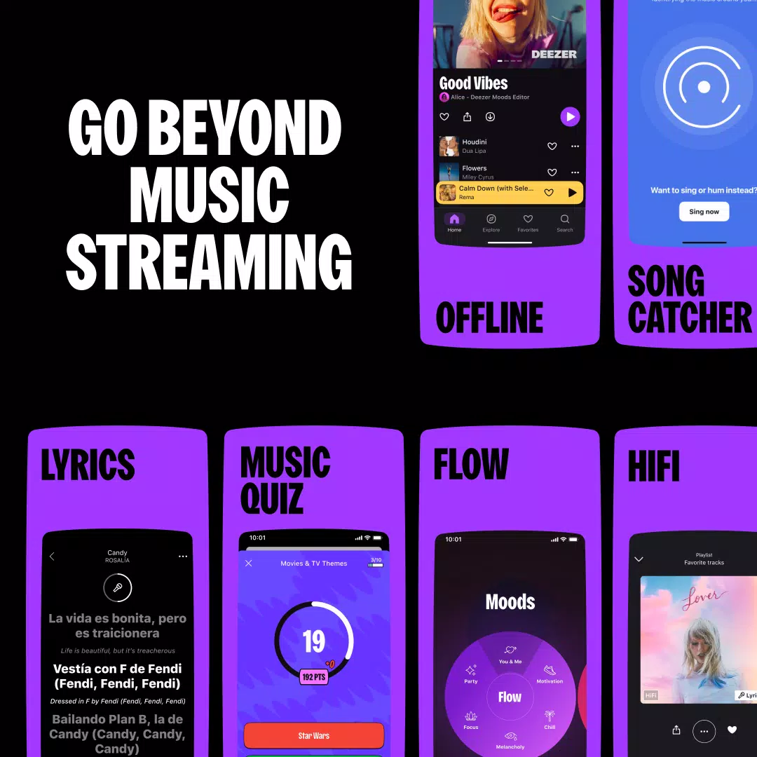 Deezer स्क्रीनशॉट 0