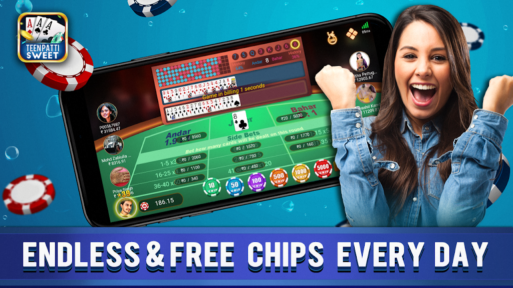 Teen Patti Sweet - 3 Patti Schermafbeelding 2
