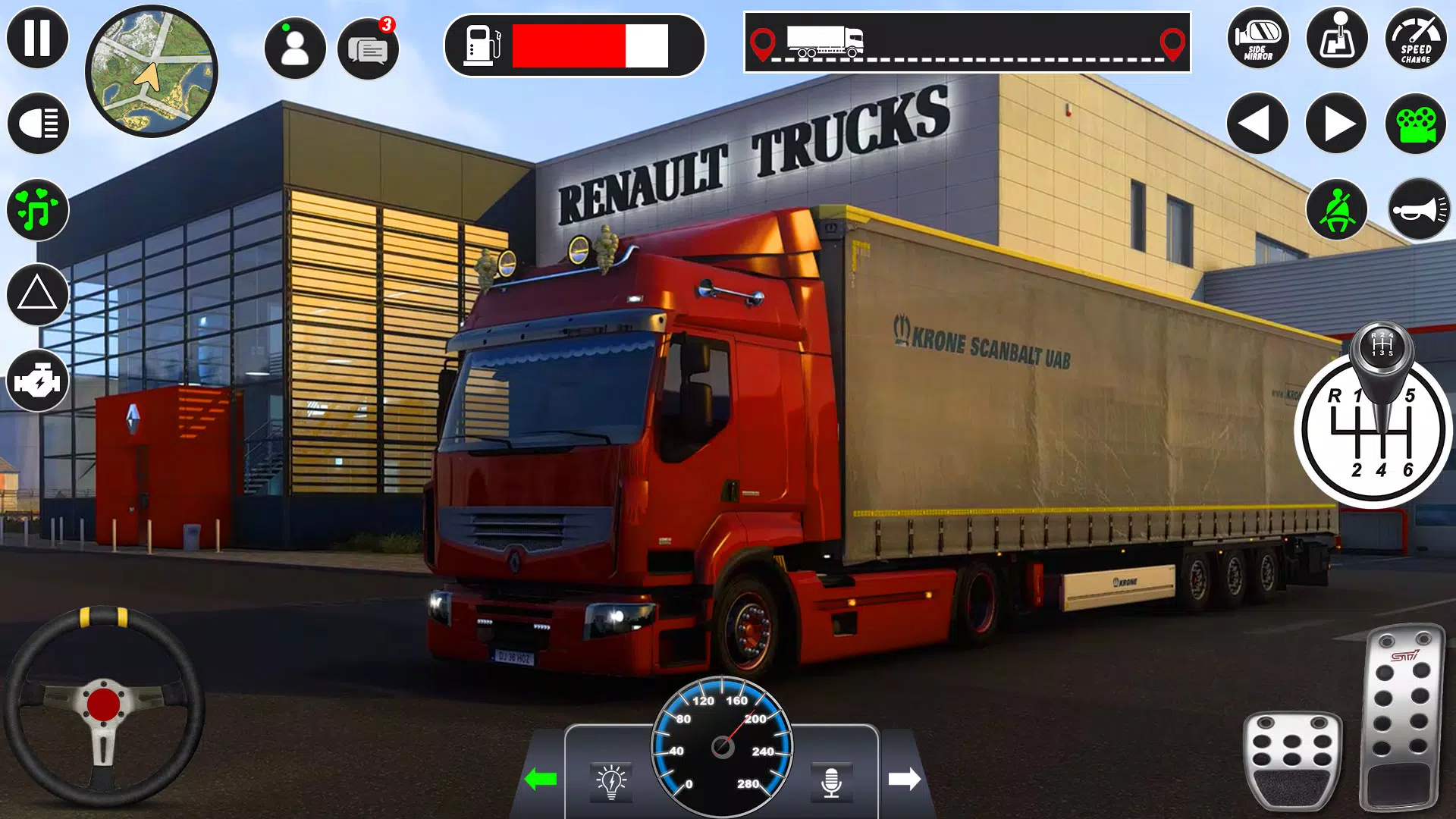 Euro Cargo Truck Simulator 3D 螢幕截圖 2