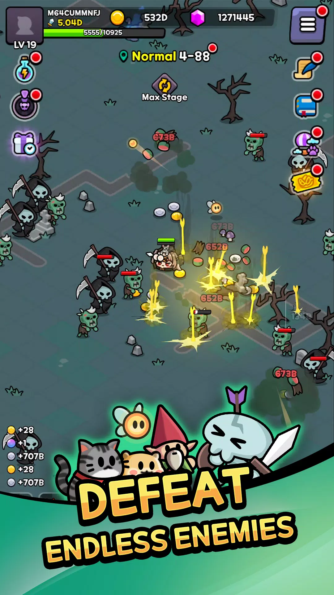 Grow Demon Slimes : Idle RPG ภาพหน้าจอ 1