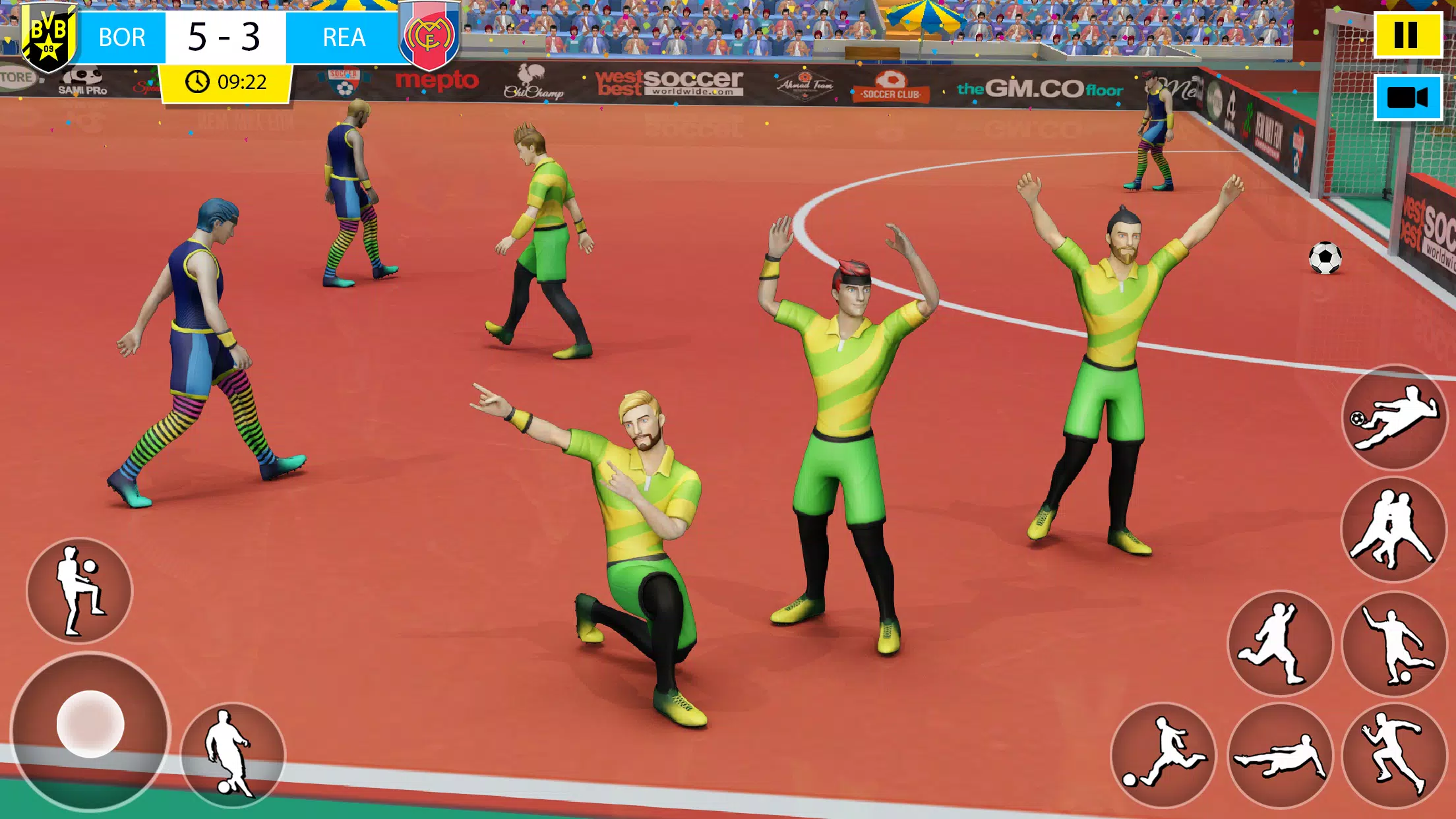 Indoor Futsal: Football Games स्क्रीनशॉट 2