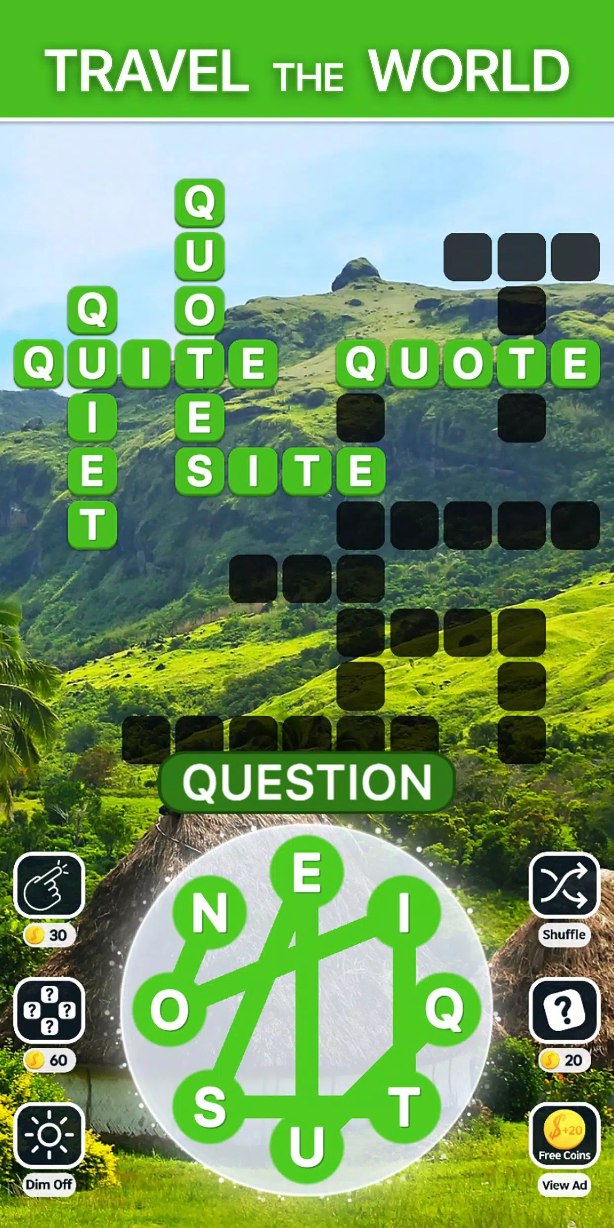 Word Swipe World Tour Connect 螢幕截圖 2