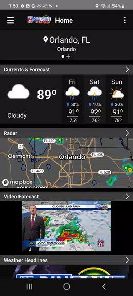 Schermata News 6 Pinpoint Weather - WKMG 0