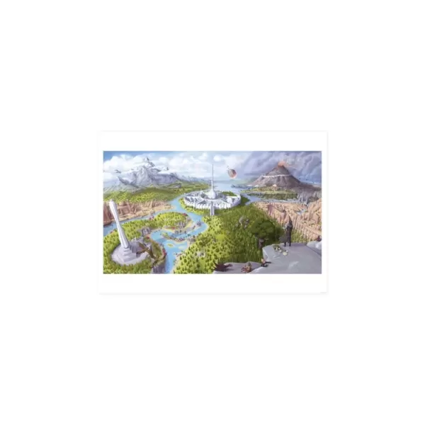 Oblivion Remastered Imperial City Art Print