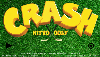 Crash Nitro Golf Schermafbeelding 0
