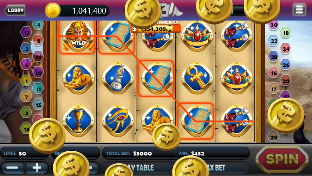 Huge Vegas Lucky Casino Slots Games Скриншот 0
