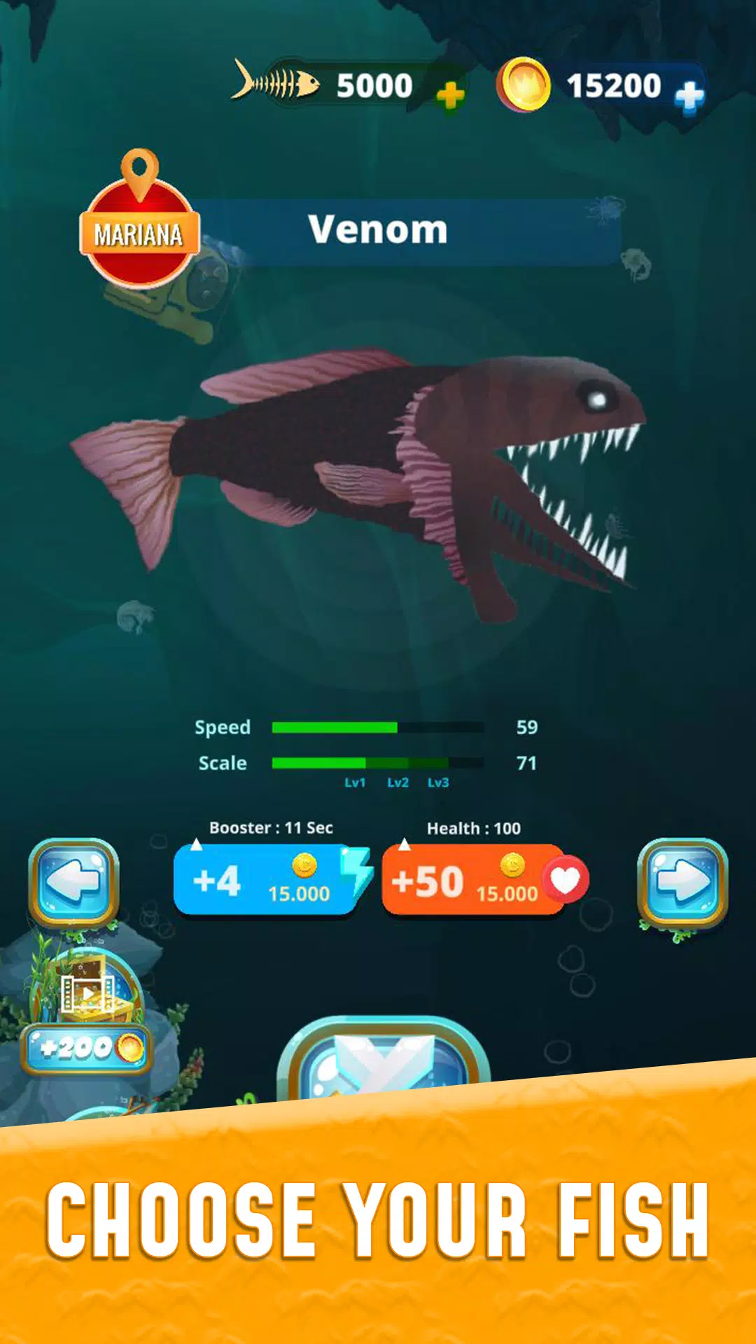 Grow Fish.io : Fish Hunter 螢幕截圖 1