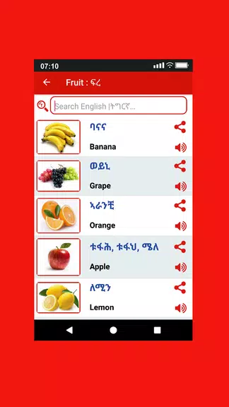 Tigrinya Word Book Capture d'écran 3