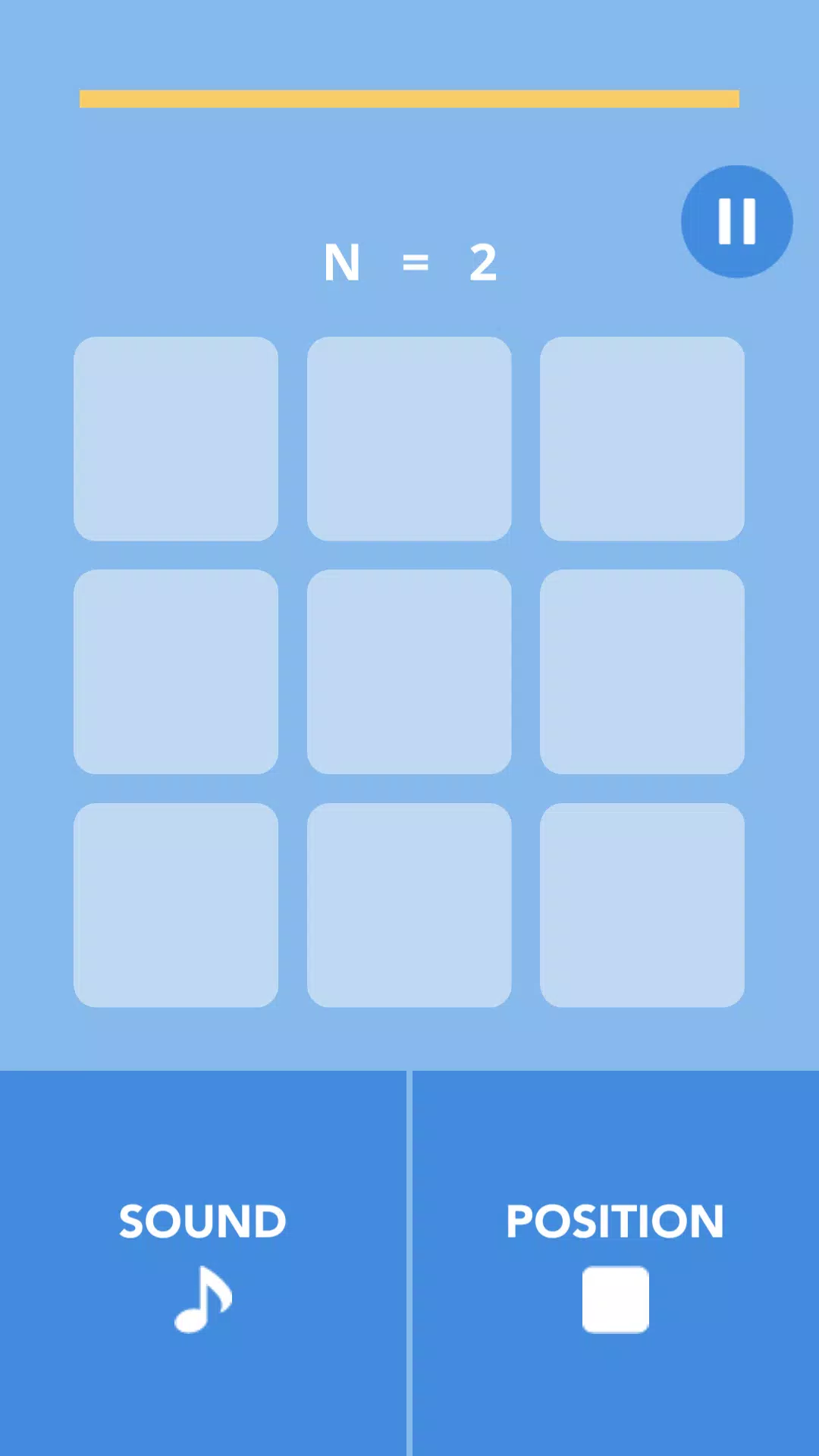 Dual N-Back : Brain-Training 螢幕截圖 1