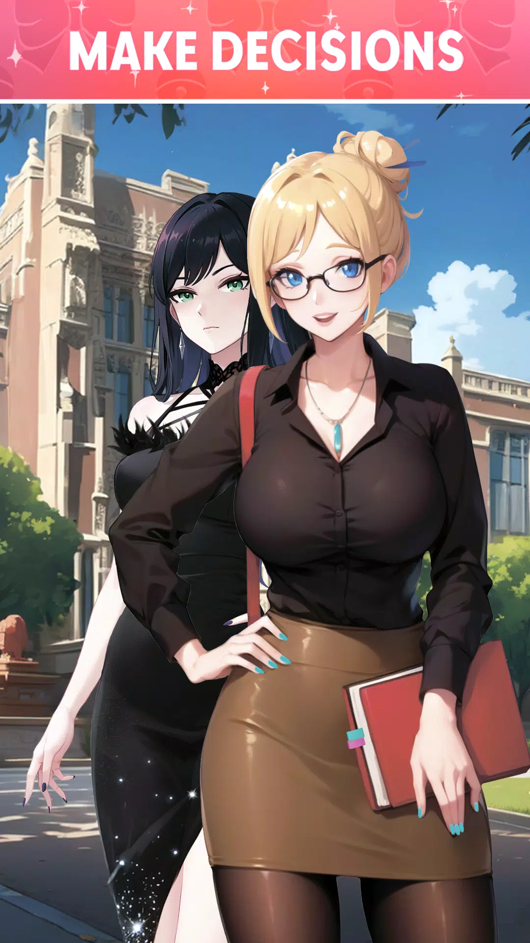 Anime Dating Sim: Steamy Waifu Ekran Görüntüsü 1