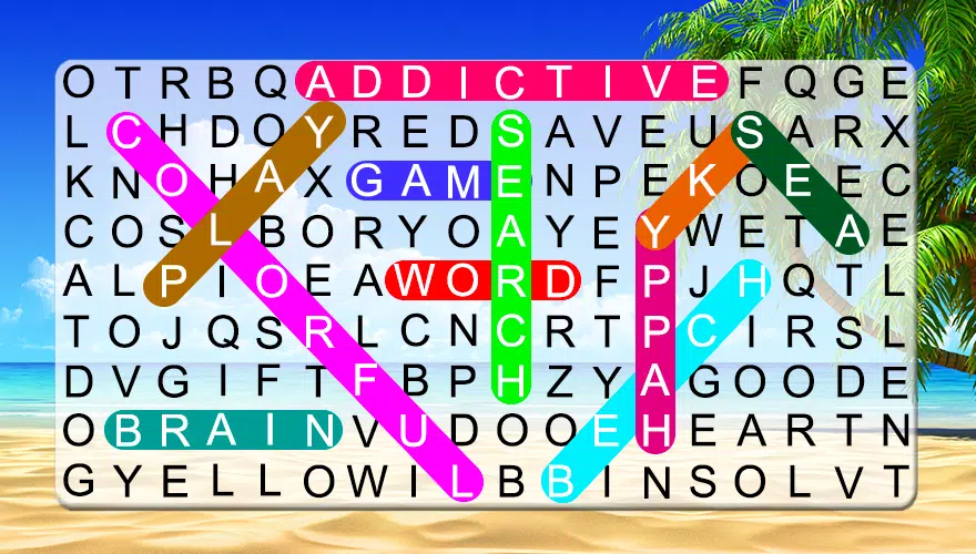 Word Search : Find Hidden Word 螢幕截圖 1