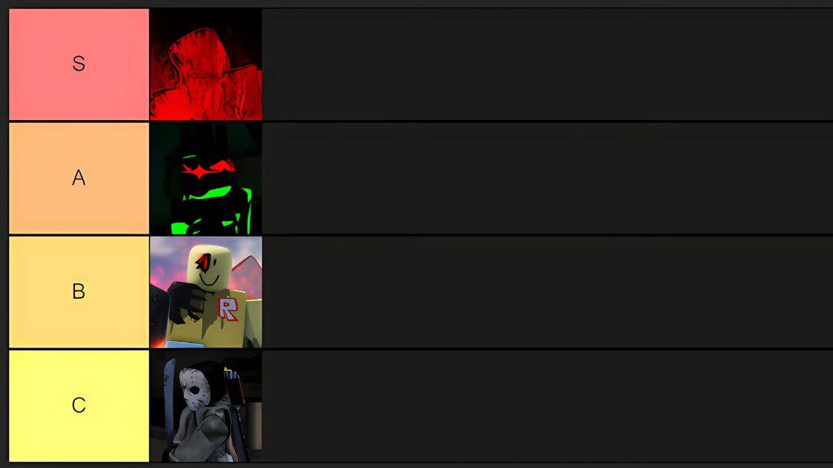 Imagen que representa una lista de categorías de asesinos en Forsaken