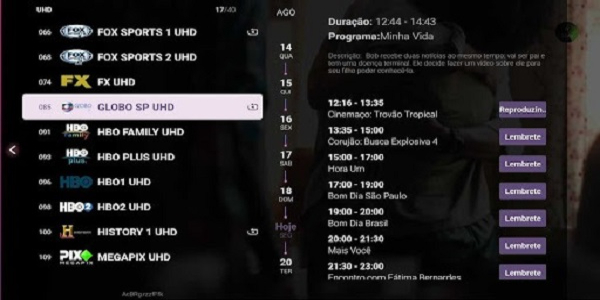Schermata TV Express Mod 2