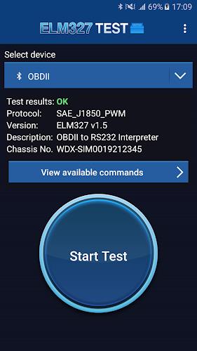 ELM327 Test স্ক্রিনশট 0