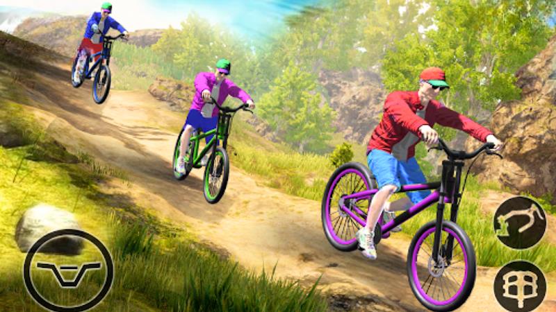BMX Cycle Rider-Mountain Bike 螢幕截圖 1