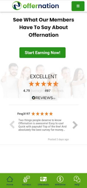 OfferNation Make Money Online 螢幕截圖 0