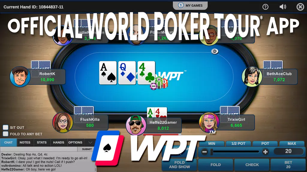 ClubWPT: Free Poker, Casino ภาพหน้าจอ 0
