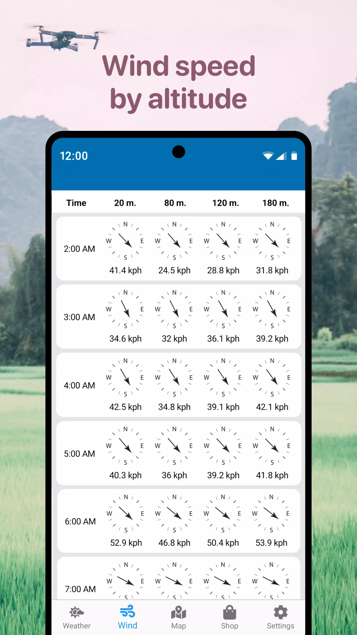 Drone App: Forecast for UAV Capture d'écran 3
