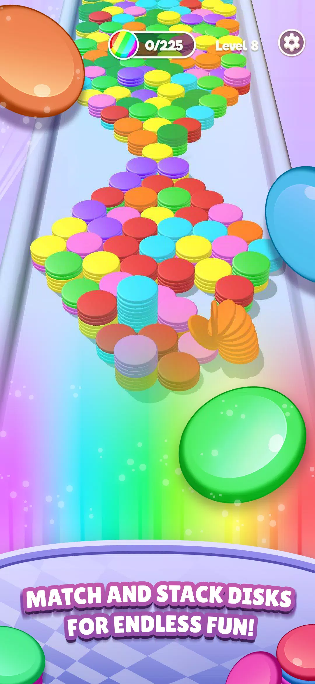 Stack Blast - Disk Shooter Capture d'écran 0