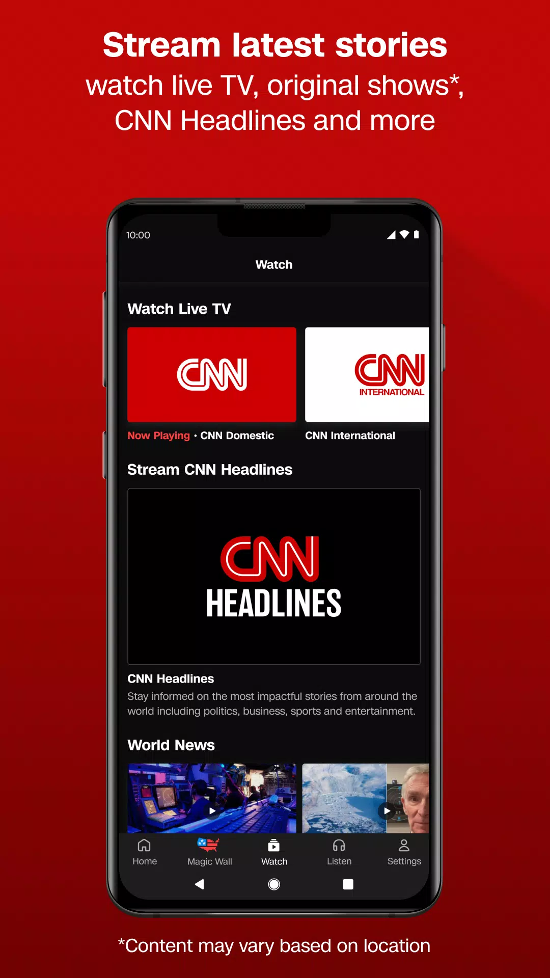 CNN ဖန်သားပြင်ဓာတ်ပုံ 2