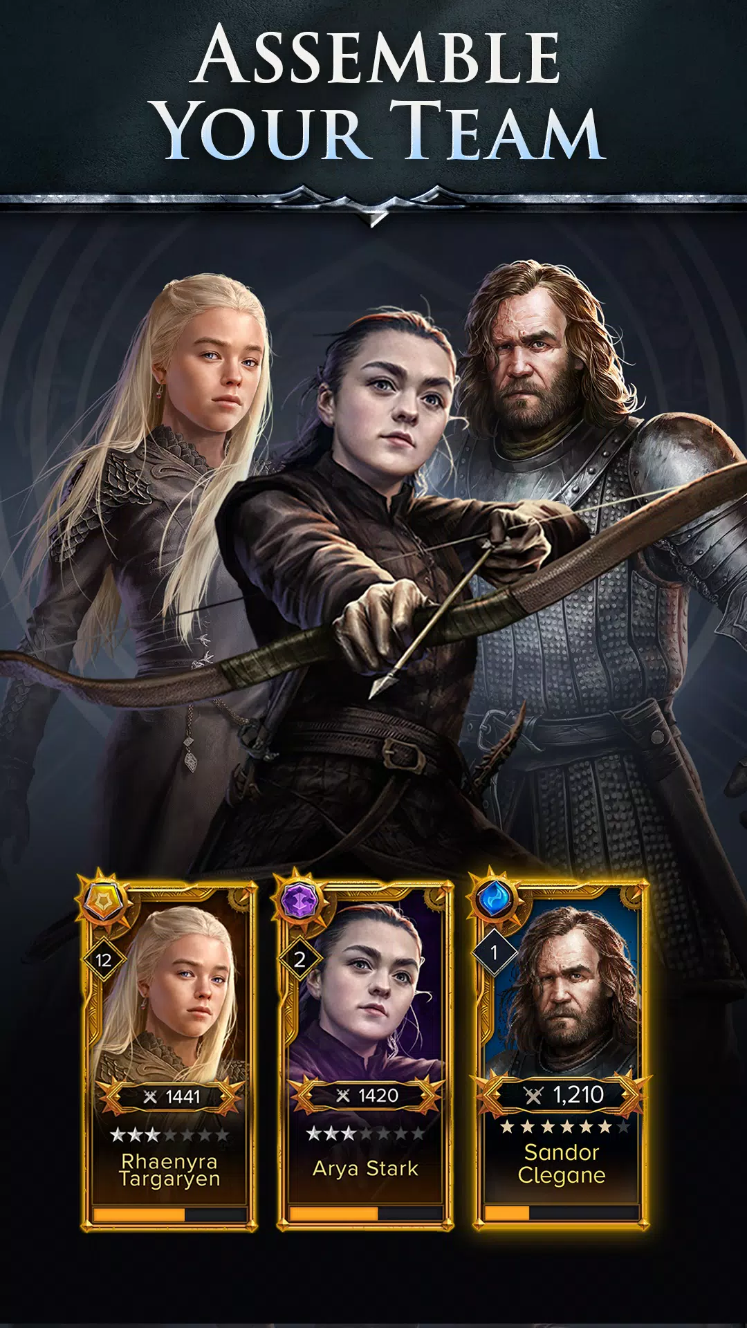 Game of Thrones: Legends RPG 螢幕截圖 1