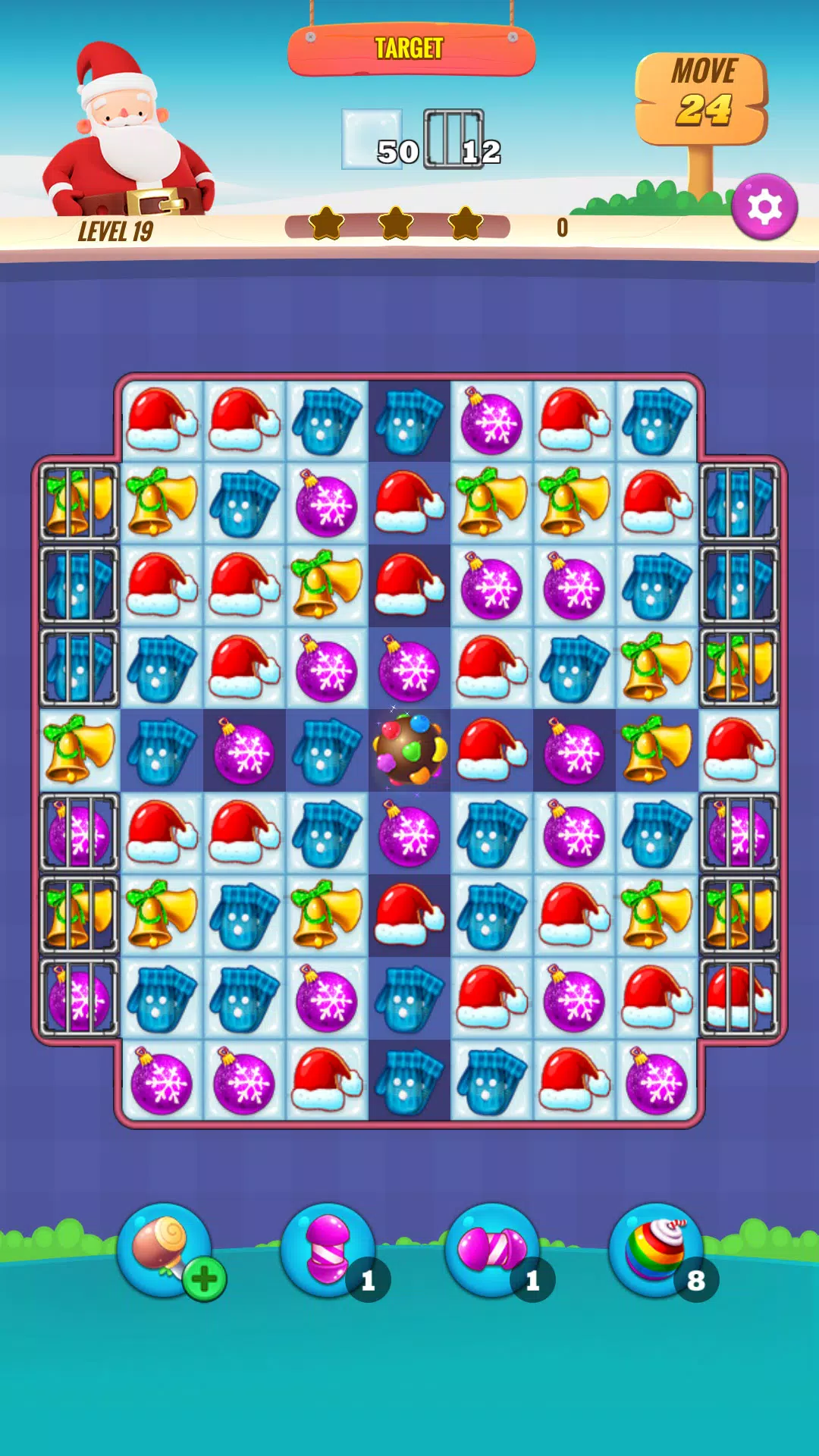 Christmas NewYear Match Game 螢幕截圖 0