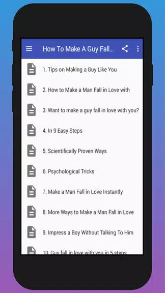 How To Make a Guy Fall in Love With You स्क्रीनशॉट 0