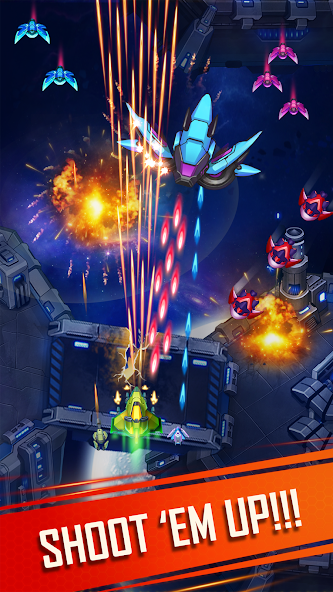 WindWings: Galaxy attack Pro 螢幕截圖 1