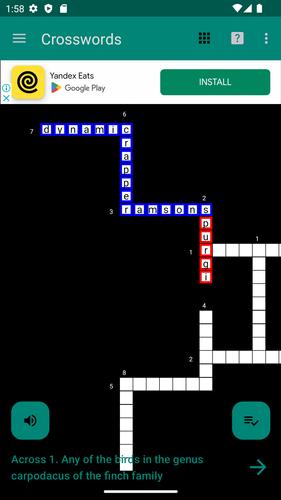 Crosswords Capture d'écran 0