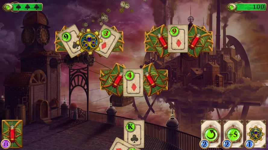 Steampunk Solitaire Tangkapan skrin 2
