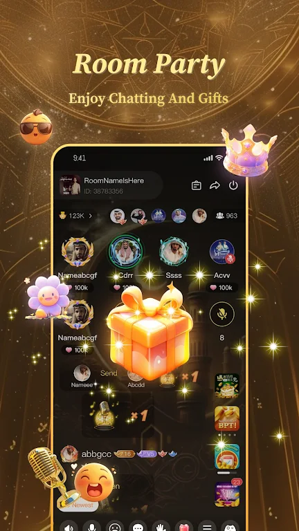 Sola - Group Voice Chat Rooms Ảnh chụp màn hình 0